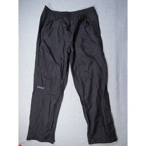 Marmot Pants Mens Medium Short Black Windbreaker Rain Waterproof Outdoors